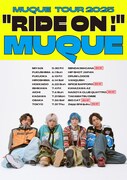 「MUQUE TOUR 2025 "RIDE ON!"」告知ビジュアル