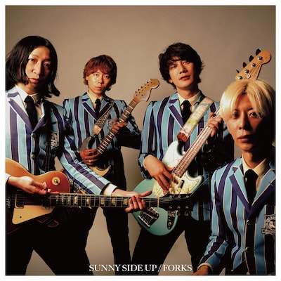 THE BAWDIES「SUNNY SIDE UP / FORKS」ジャケット
