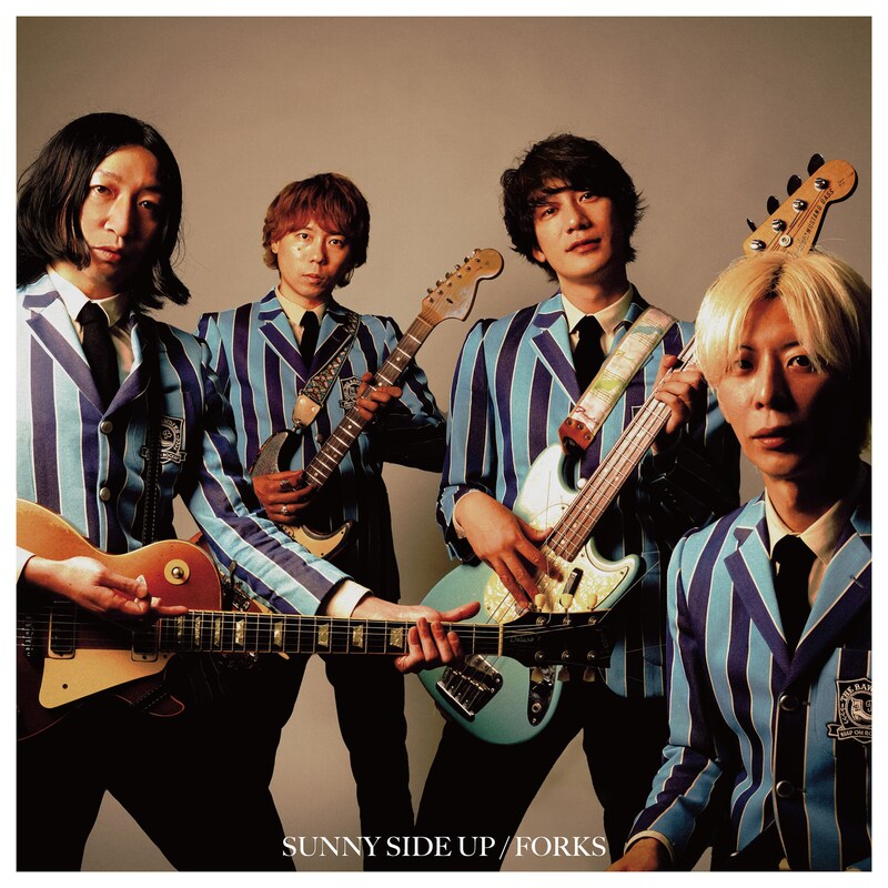 THE BAWDIES「SUNNY SIDE UP / FORKS」ジャケット