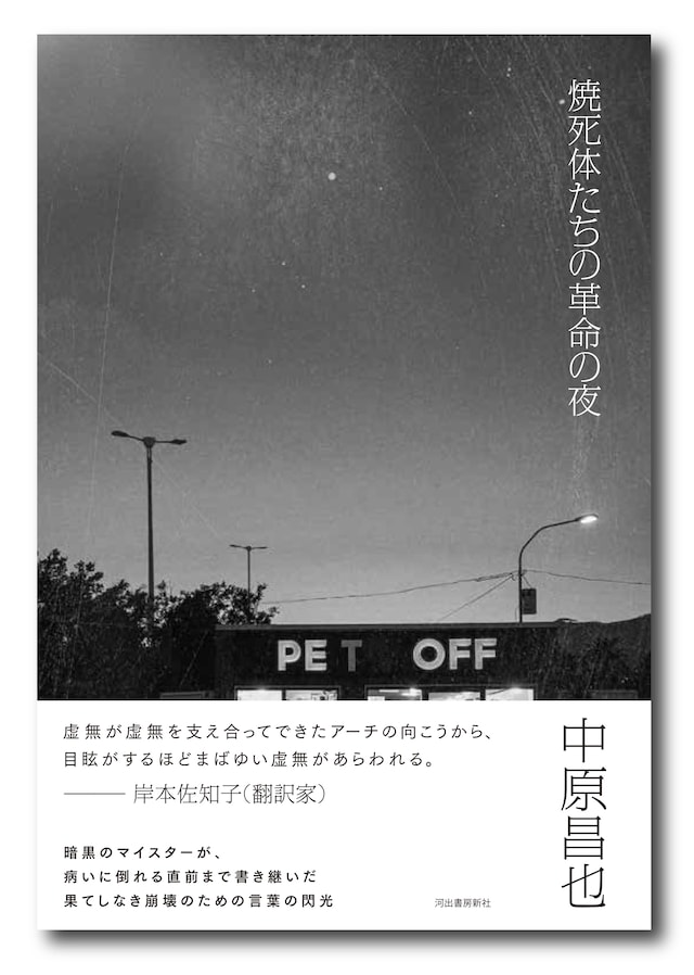 中原昌也 「焼死体たちの革命の夜」書影