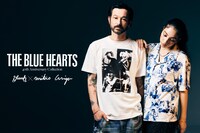 「THE BLUE HEARTS 40th Anniversary Collection by glamb×有賀幹夫」ビジュアル