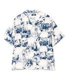 THE BLUE HEARTS Open Collar Shirt