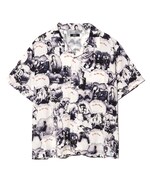 THE BLUE HEARTS Open Collar Shirt