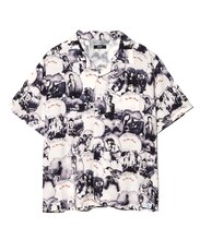 THE BLUE HEARTS Open Collar Shirt