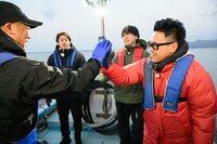 クエ釣りの様子。©︎日本テレビ