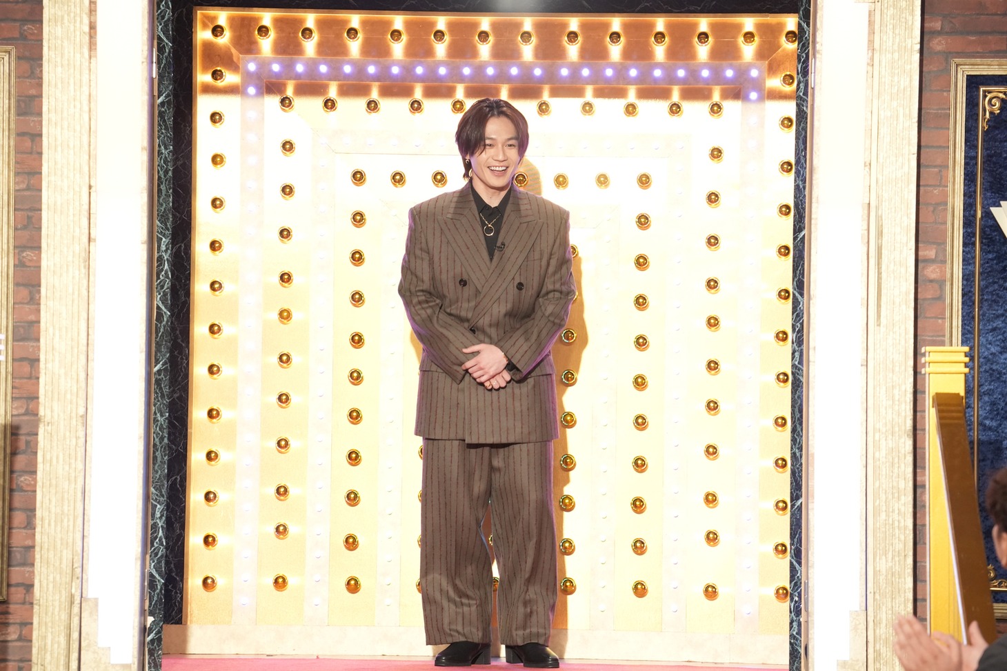 松田元太（Travis Japan）。「しゃべくり007」より。©日本テレビ