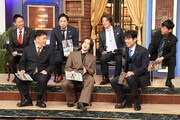 松田元太（Travis Japan）と「しゃべくり007」メンバー。©日本テレビ