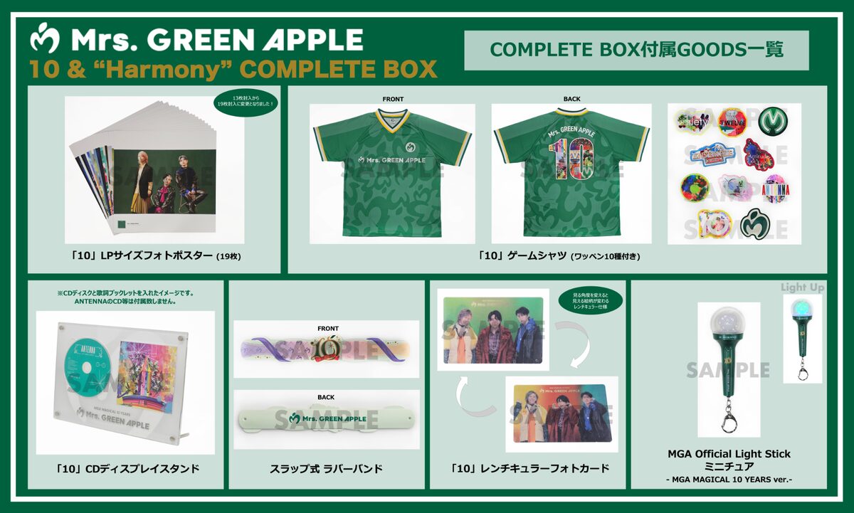 Mrs. GREEN APPLE「10 & 