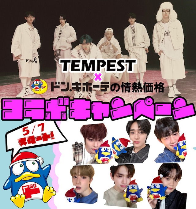 TEMPEST×ドン・キホーテ「情熱価格」コラボ告知ビジュアル