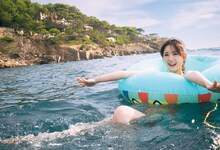 筒井あやめ（乃木坂46）1st写真集「感情の隙間」先行カット第12弾（撮影：細居幸次郎）