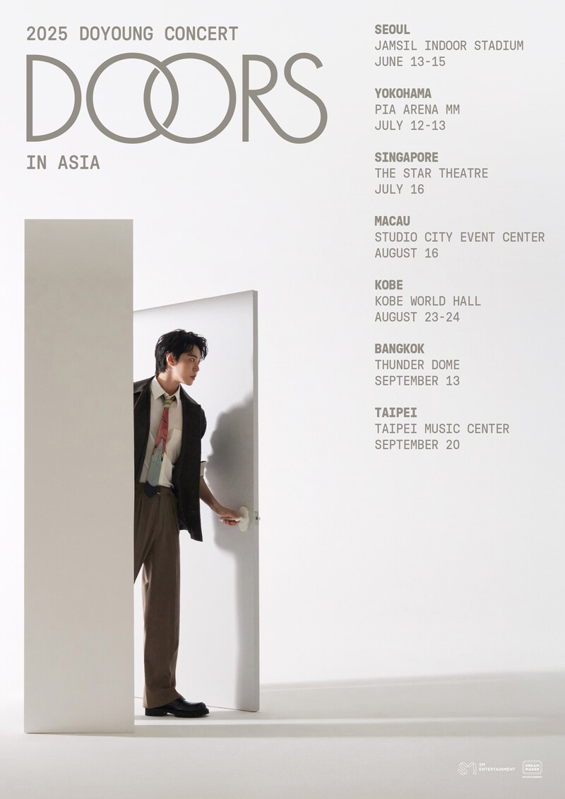 「2025 DOYOUNG CONCERT [ Doors ] in ASIA」告知ビジュアル （NCT X @NCTsmtown）