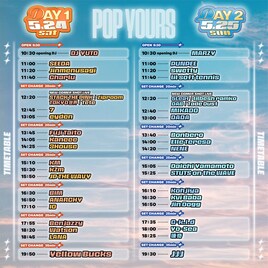 「POP YOURS」タイムテーブル公開、SEEDA＆PUNPEEがトップバッター