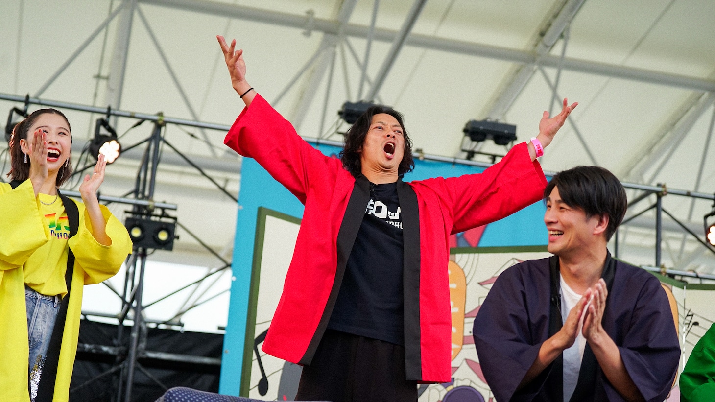 「風とロック芋煮会 2024」の様子。
