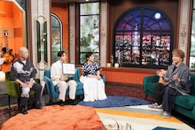 左から小峠英二、松下洸平、有働由美子、香取慎吾。©︎日本テレビ