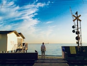 お気に入りの写真。愛媛県は伊予鉄の梅津寺駅。