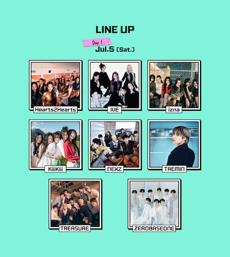 「2025 Show! 音楽中心 in JAPAN」DAY1公演の出演者