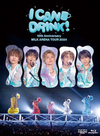 M!LK「10th Anniversary M!LK ARENA TOUR 2024『I CAN DRINK!』」初回限定盤Blu-rayジャケット