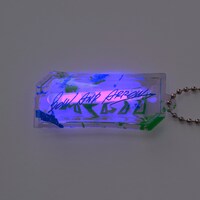 米津玄師「Plazma / BOW AND ARROW」特典サイリウムチャームのデザイン。