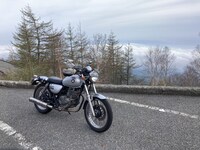 2代目の愛車・スズキST250。