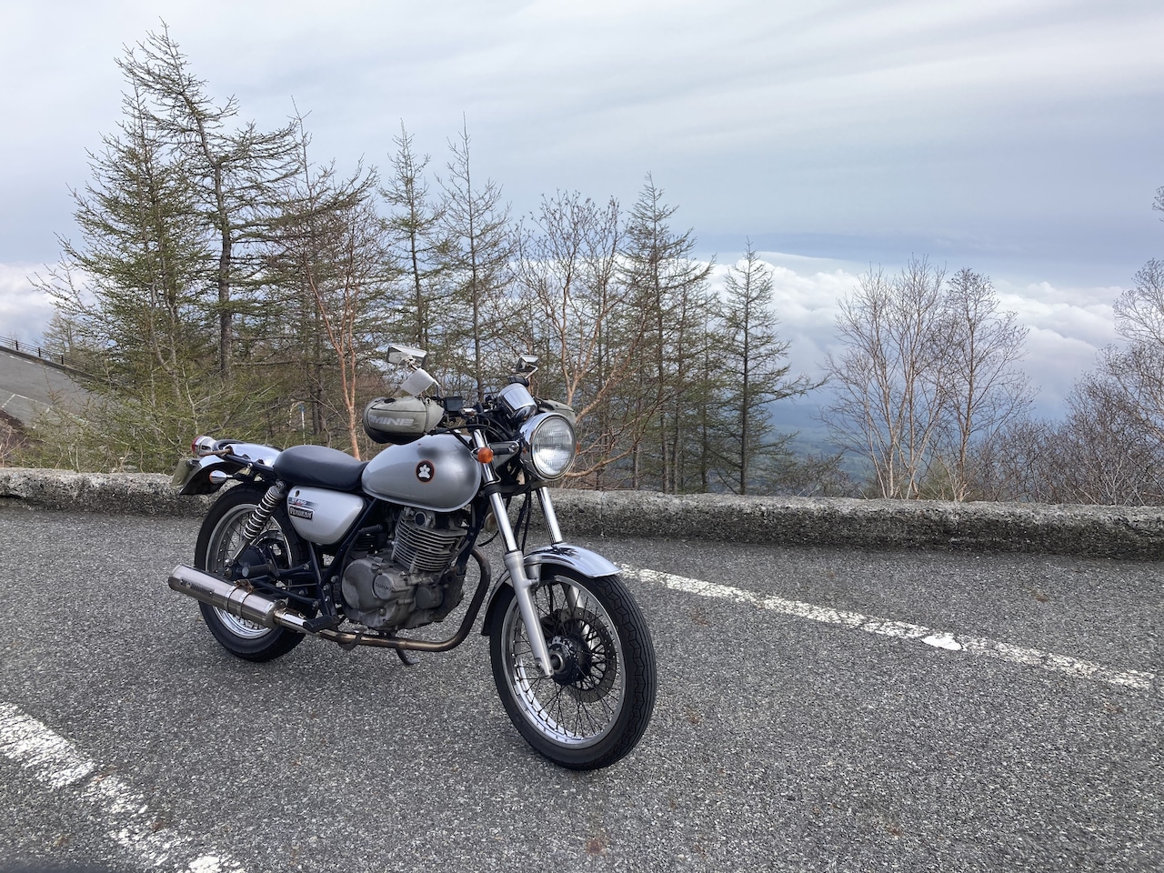 2代目の愛車・スズキST250。