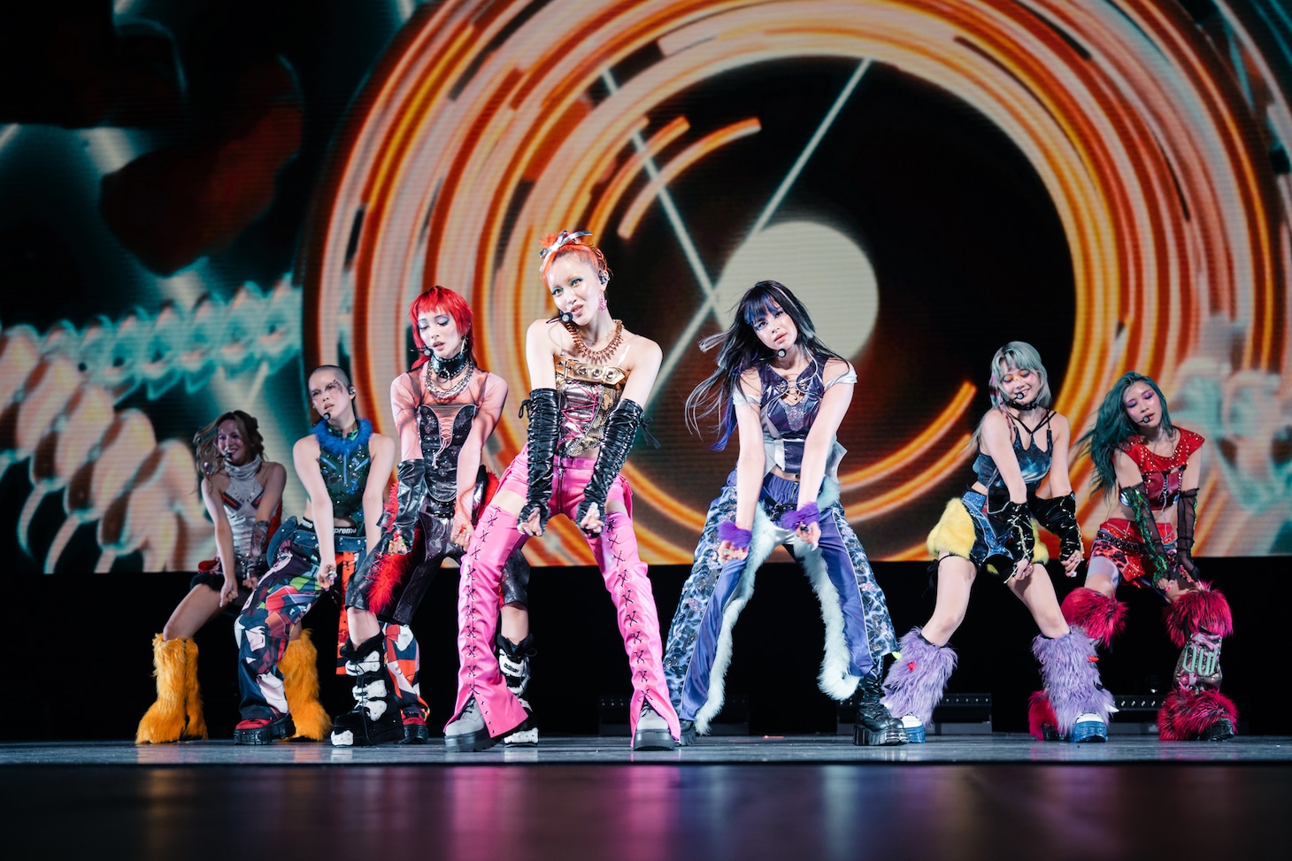 「XG 1st WORLD TOUR “The first HOWL”」シンガポール公演の様子。