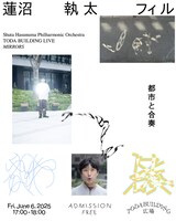 「蓮沼執太フィル TODA BUILDING LIVE “都市と合奏”」ビジュアル