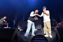 田我流とスチャダラパー。（撮影：三浦憲治）