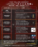 THE YELLOW MONKEYのニューシングル収録内容。
