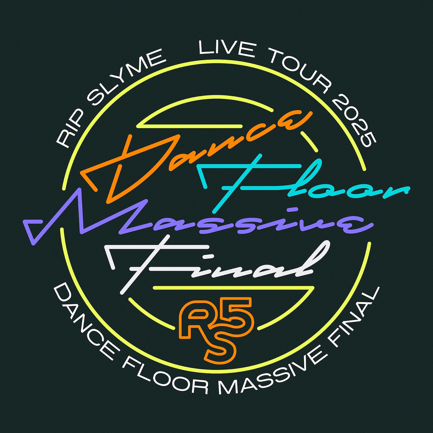 全国ツアー「RIP SLYME TOUR 2025 DANCE FLOOR MASSIVE FINAL」ロゴ