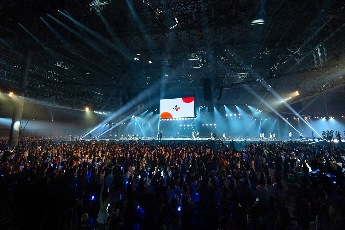 「KCON JAPAN 2025」より「M COUNTDOWN STAGE」の様子。 ©CJ ENM Co., Ltd, All Rights Reserved