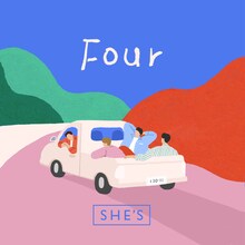SHE'S「Four」配信ジャケット