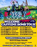 HEY-SMITH「WELCOME "TWO" CAFFEINE BOMB TOUR」フライヤー