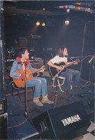 片寄と木暮による2人組時代のROTTEN HATS。（提供：木暮晋也）