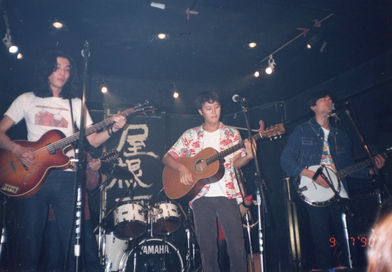 インディーズ時代のROTTEN HATS。左から高桑、片寄、木暮。（提供：片寄明人）