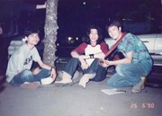 左から木暮、高桑、片寄。（提供：片寄明人）