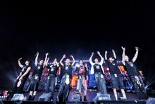 「Stray Kids World Tour ＜dominATE＞」エコパスタジアム公演の様子。（撮影：田中聖太郎）