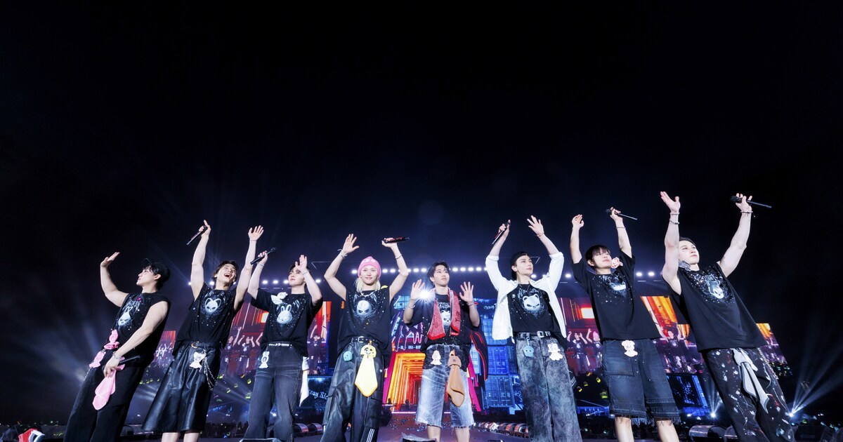 Stray Kids初のスタジアム公演を33万人が目撃、“最強のてるてる坊主 