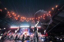 「Stray Kids World Tour ＜dominATE＞」エコパスタジアム公演の様子。（撮影：田中聖太郎）