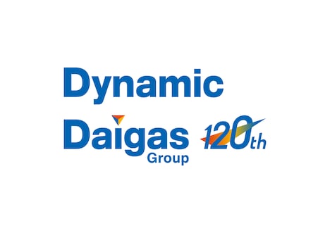 Daigasグループ創業120周年ロゴ