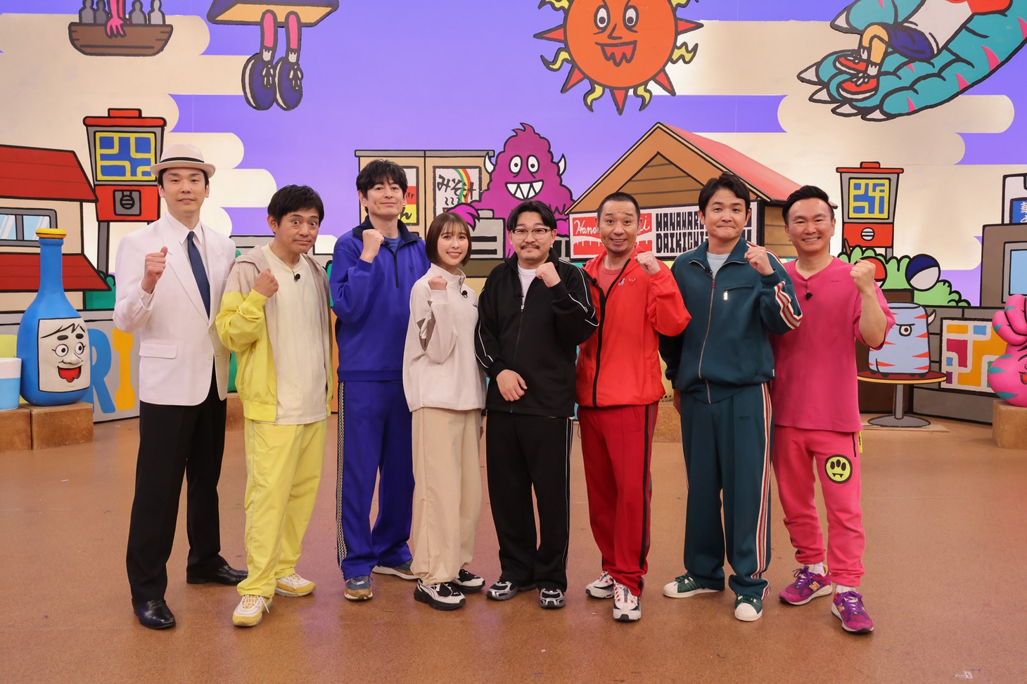「火曜は全力！ 華大さんと千鳥くん」出演者 ©カンテレ