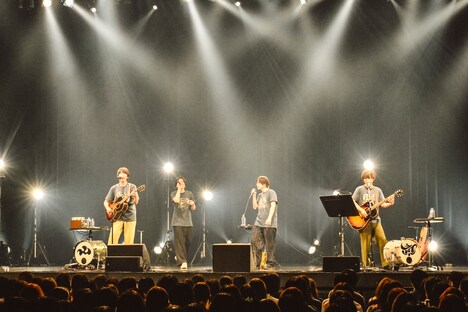 左から山内総一郎、金井政人、三原健司、斎藤宏介。(撮影:高田梓)