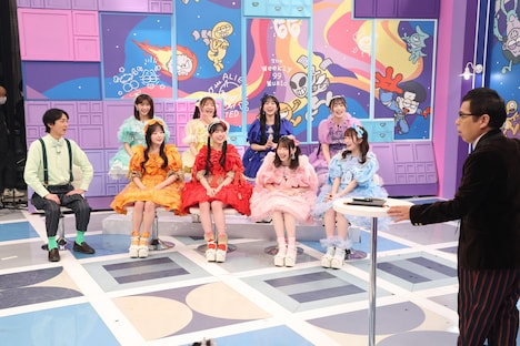 ナインティナインとCUTIE STREET。©︎フジテレビ