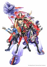 貞本義行がGLAYを描き下ろしたコラボイラスト。