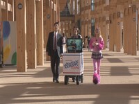 「世界初！AIシンゴ万博ぶらり旅」より。