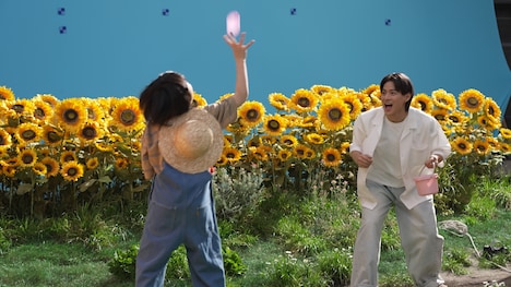 池田模範堂「ムヒ」Webムービーのメイキング映像より。