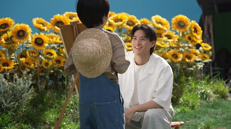 池田模範堂「ムヒ」Webムービーのメイキング映像より。