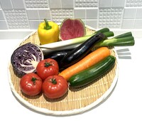 目黒蓮のために用意された「“だけ旨”料理」の候補野菜。この中から目黒が選んだのは