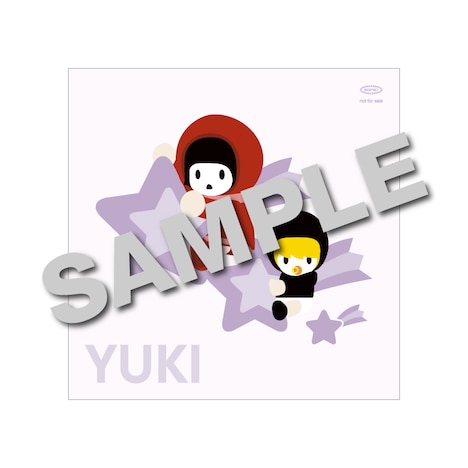 YUKI「YUKI concert tour "SUPER SLITS" 2024 東京ガーデンシアター」楽天ブックス購入者特典のステッカーデザイン。