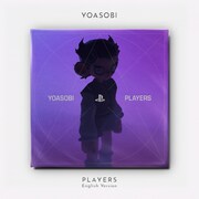 YOASOBI「PLAYERS」英語版の配信ジャケット。
