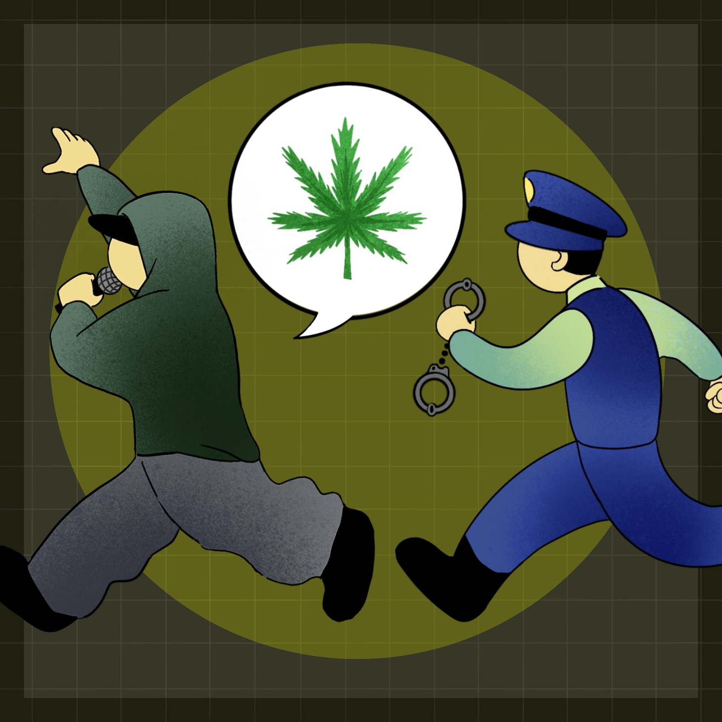 大麻についてラップして逮捕されることはあるのか？